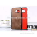 Mixed color and order accept hot sale delicate carbon fiber sticker case for Samsung s6 edge plus, new arrived PC phone case